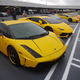 Illustration for article titled Supercars Took Over A Garage To Welcome The $1.9 Million Lamborghini Centenario